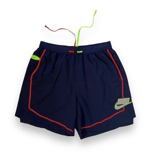NIKE Run Wild Running Shorts TECH Blocked Logo GORE-TEX Pocket Techwear ACG L